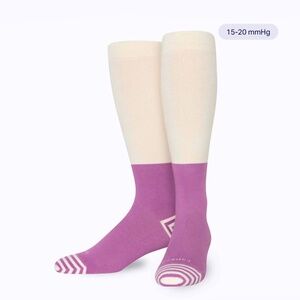 Set of two: Comrad knee high compression socks medium wide